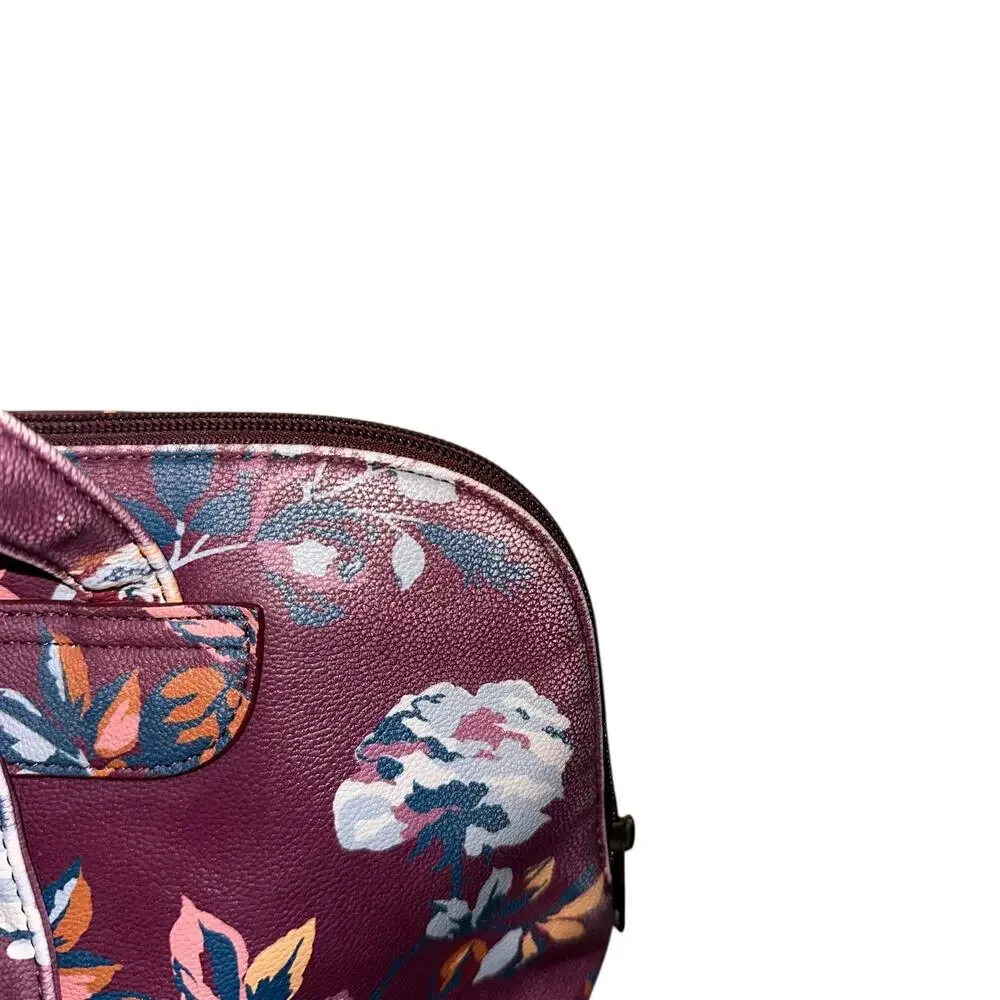 Matilda Jane Plum Perfect Floral Backpack Faux‎ Leather School Travel Bag Boho